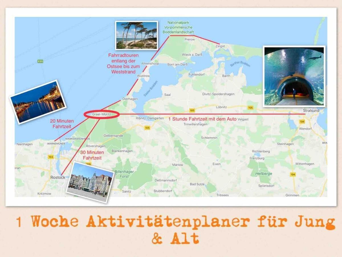 discovAIR Graal Müritz -Haus Quisisana- Strandnah mit Netflix Bagian luar foto